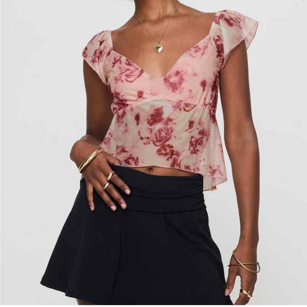 Princess Polly Floral Pink Women's Top
